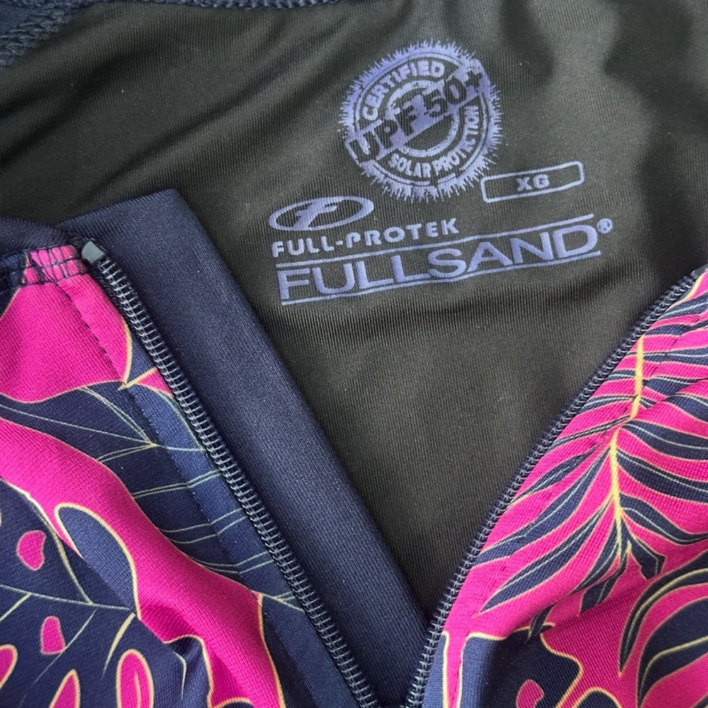Full sand long sleeve UV one piece swimsuit sz XL - Picture 6 of 7